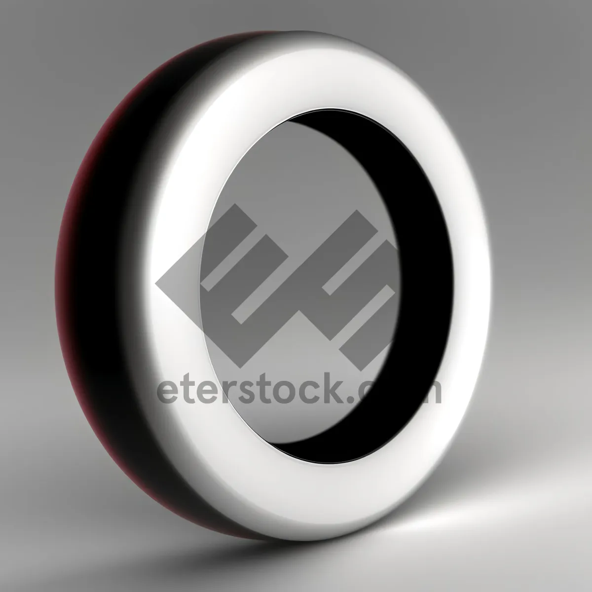 Picture of Black Shiny 3D Coffee Cup Icon