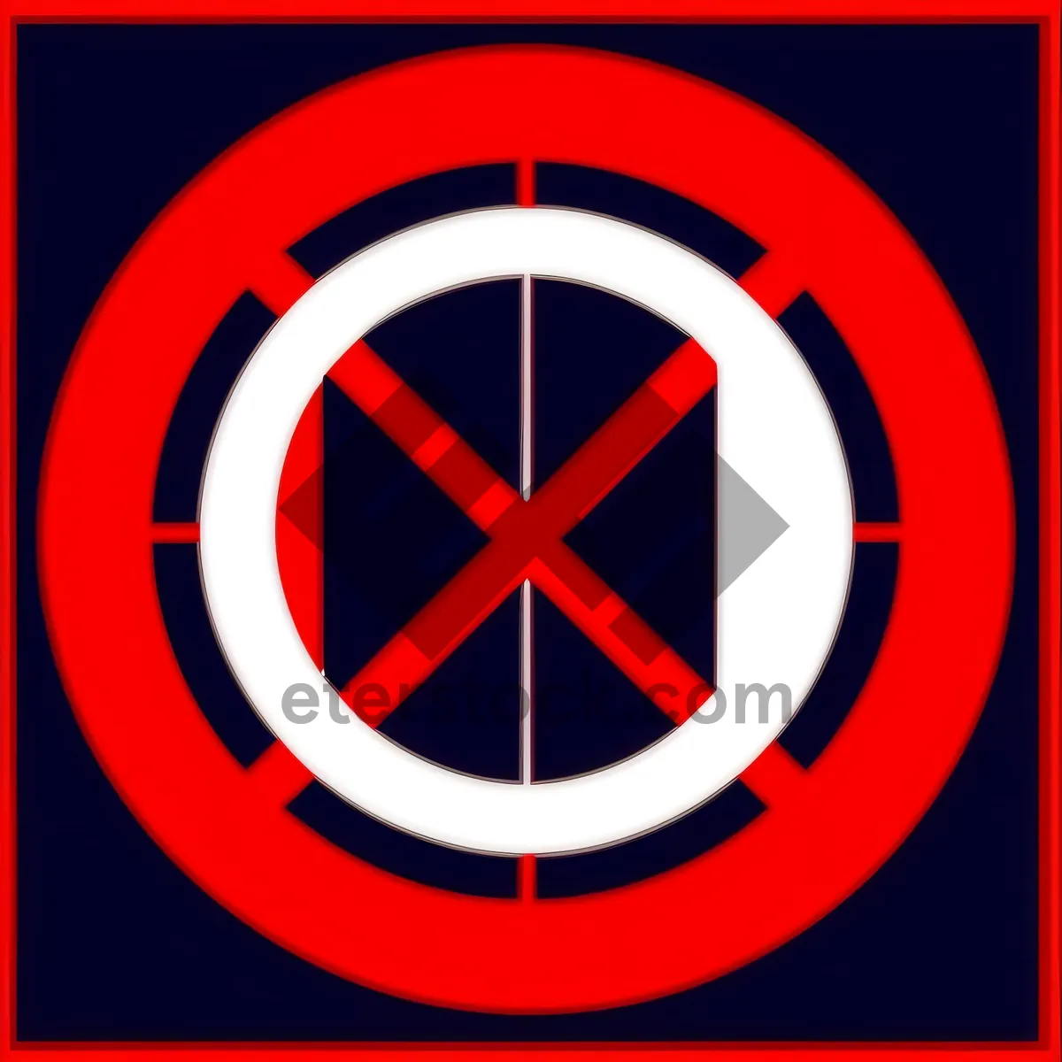 Picture of Speedway Hazard - Round Warning Sign Icon