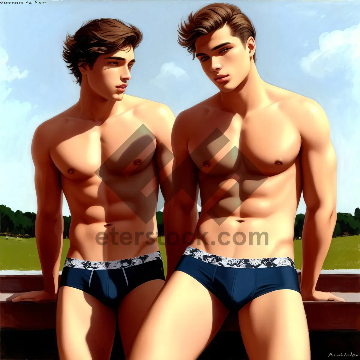 Picture of Summertime Sexy Beachwear by the Ocean