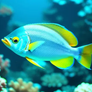 Colorful Marine Life in Exotic Underwater Reef