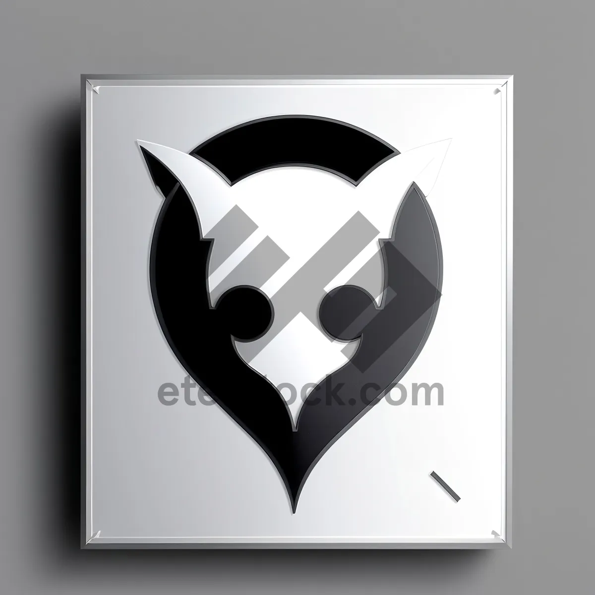 Picture of Black Pirate Symbol Stencil Design Icon Sign