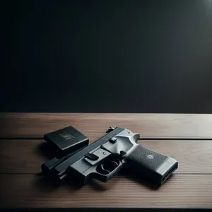 Black Reflex Camera with Pistol Grip