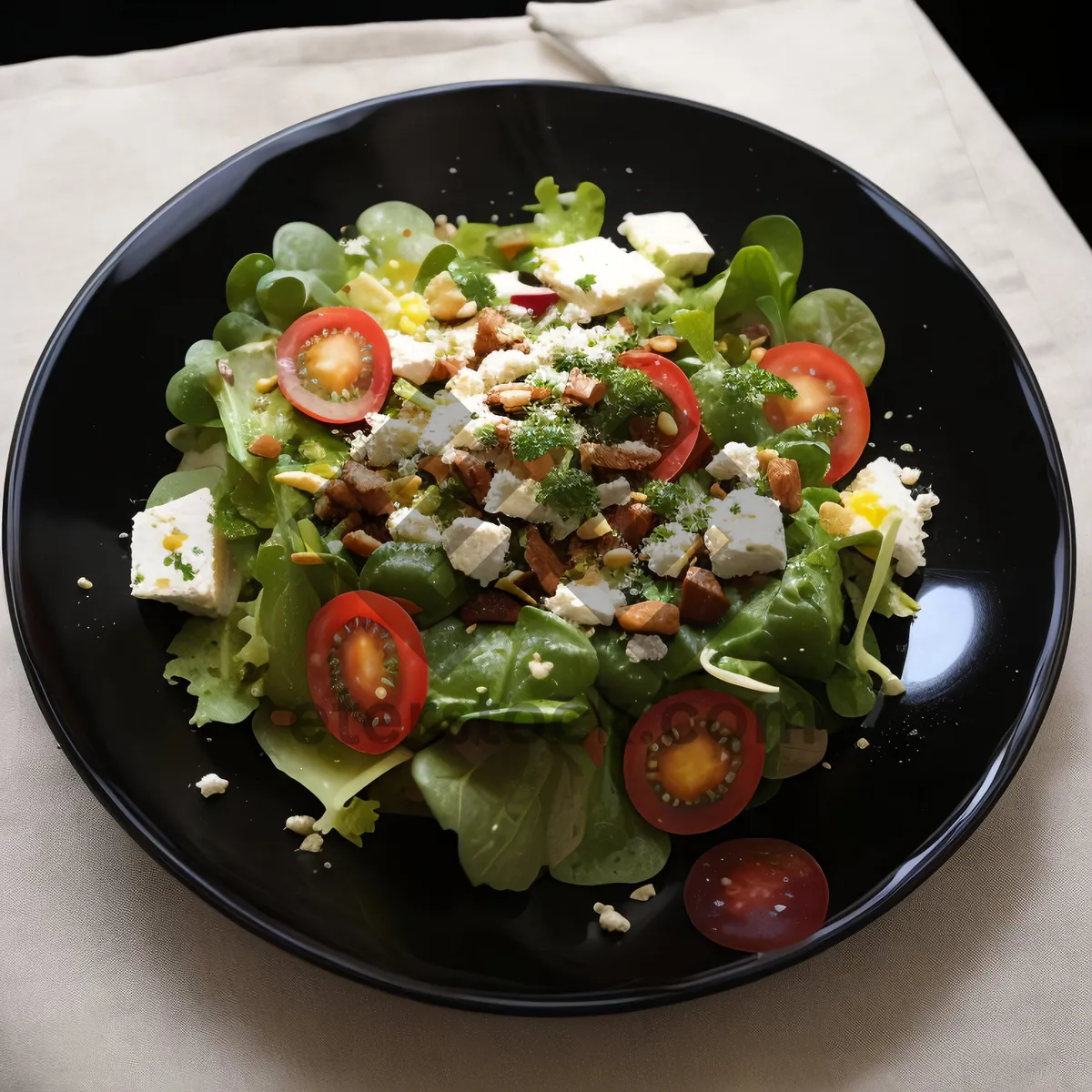 Picture of Delicious Gourmet Grilled Chicken Salad with Tangy Dressing