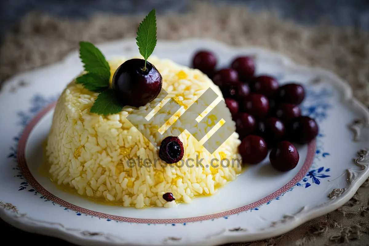 Picture of Berrylicious Fruit Plate with Gourmet Cake Slices