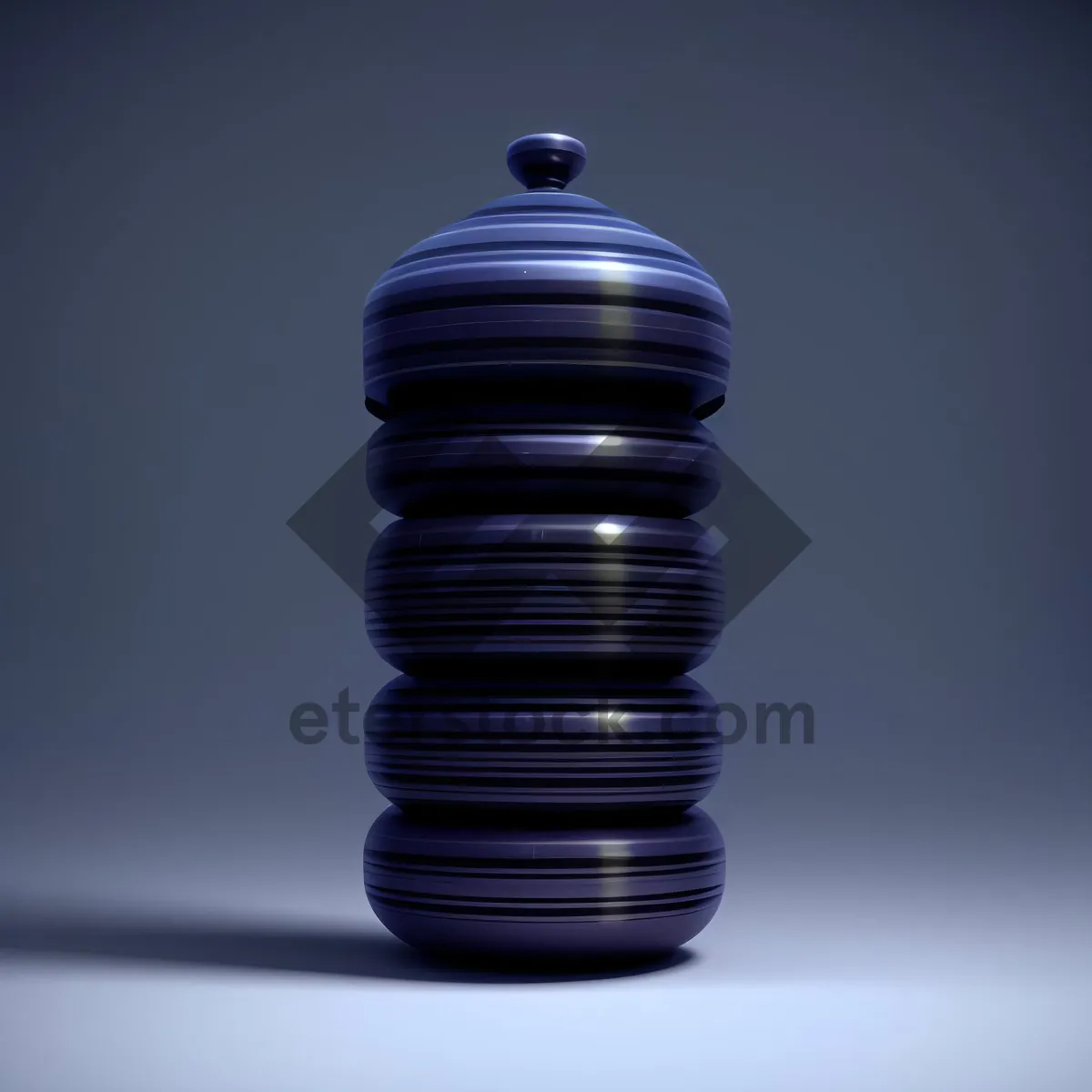 Picture of Stacked Coins in a Money Bottle