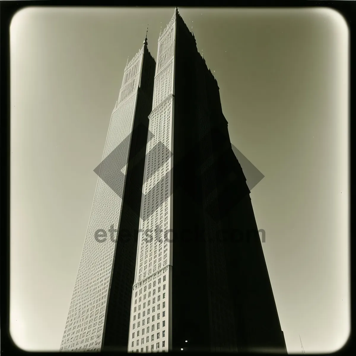 Picture of Urban Skyline View of Modern Corporate Tower