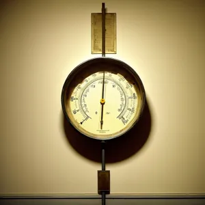 Antique Morning Timepiece: Vintage Analog Clock with Hand