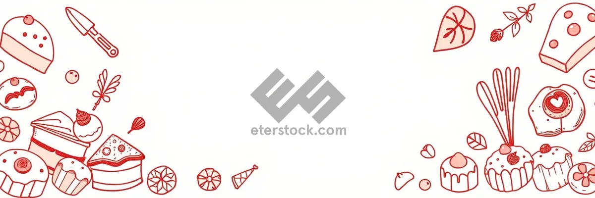 Picture of Floral Frame Design with Textured Patterns