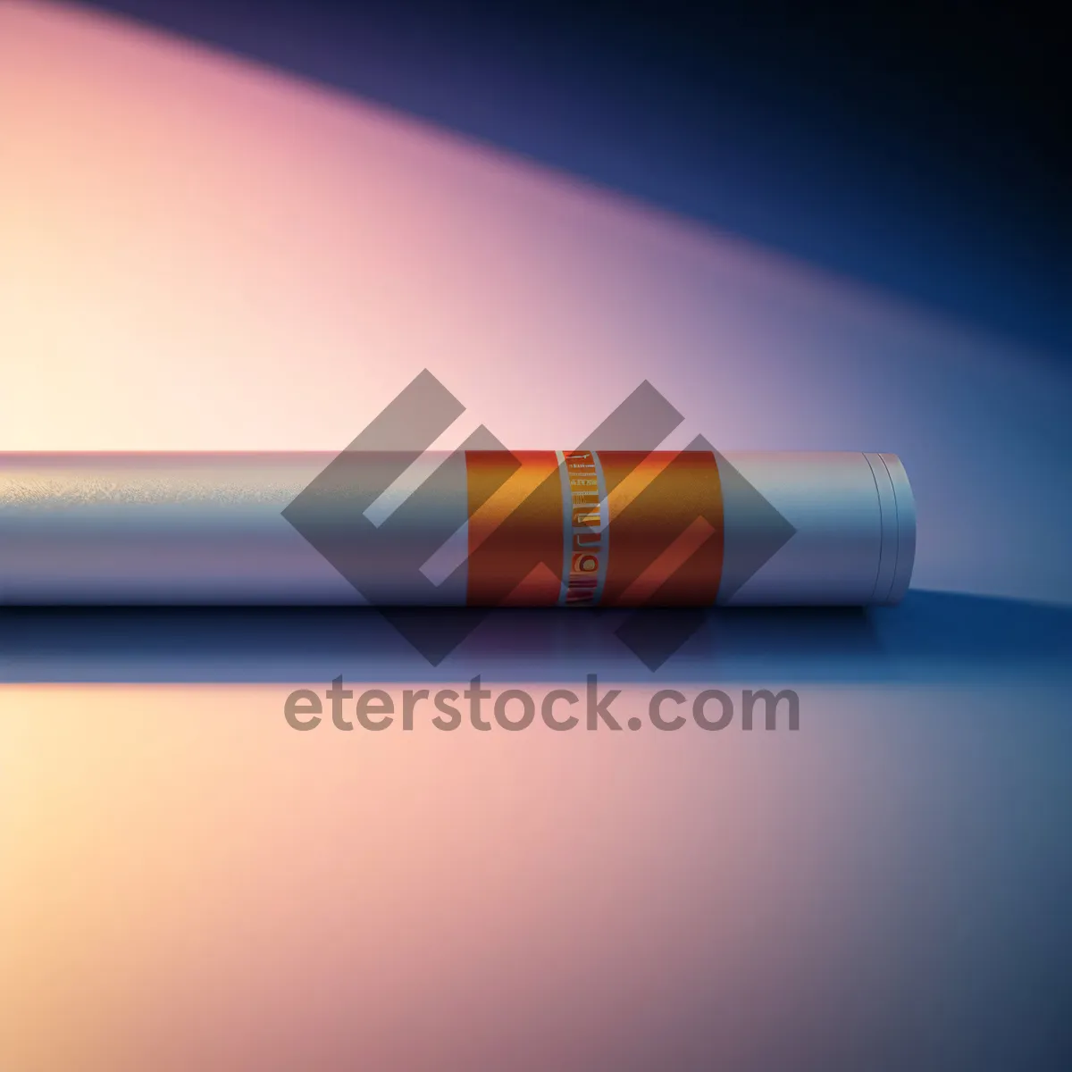 Picture of Colorful Digital Artwork: Creative Crayon Pencil Design