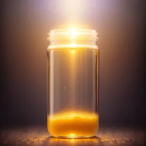 Refreshing Cold Golden Lager Beer in Frosted Glass