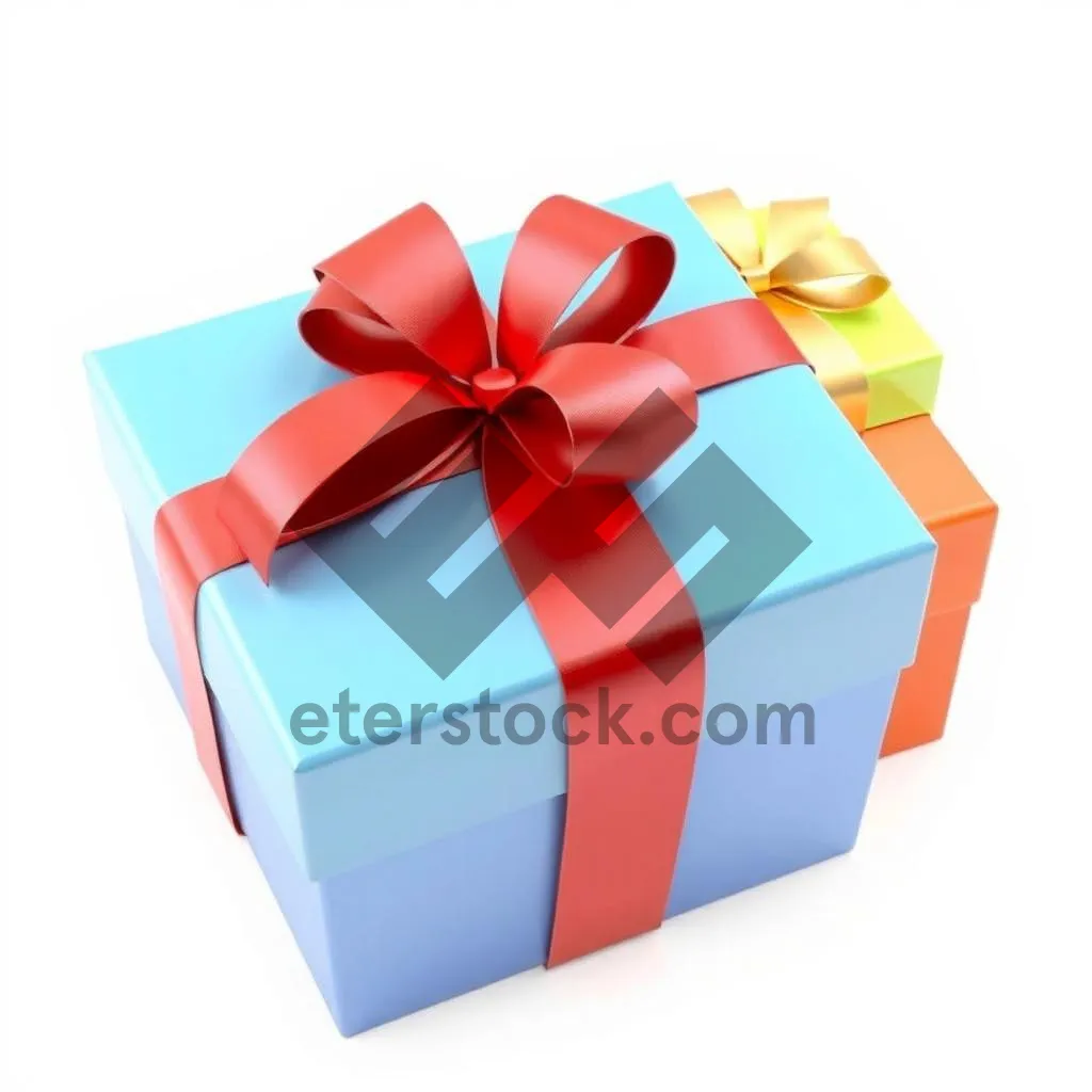 Picture of Shiny Ribbon Gift Box for Special Occasions