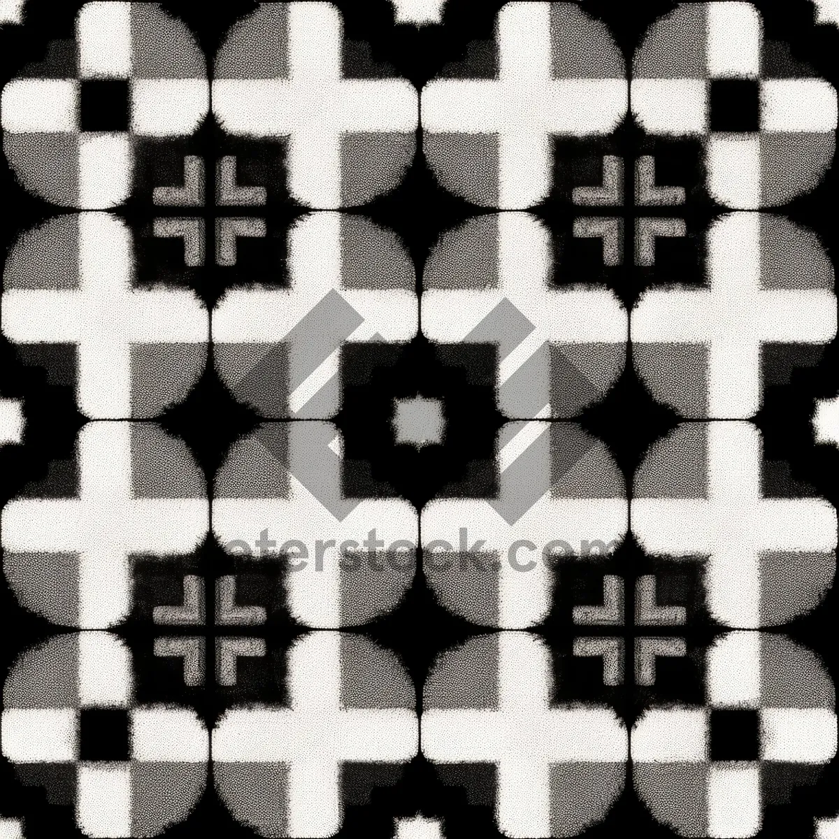 Picture of Retro Checkered Square Tile Graphic Texture