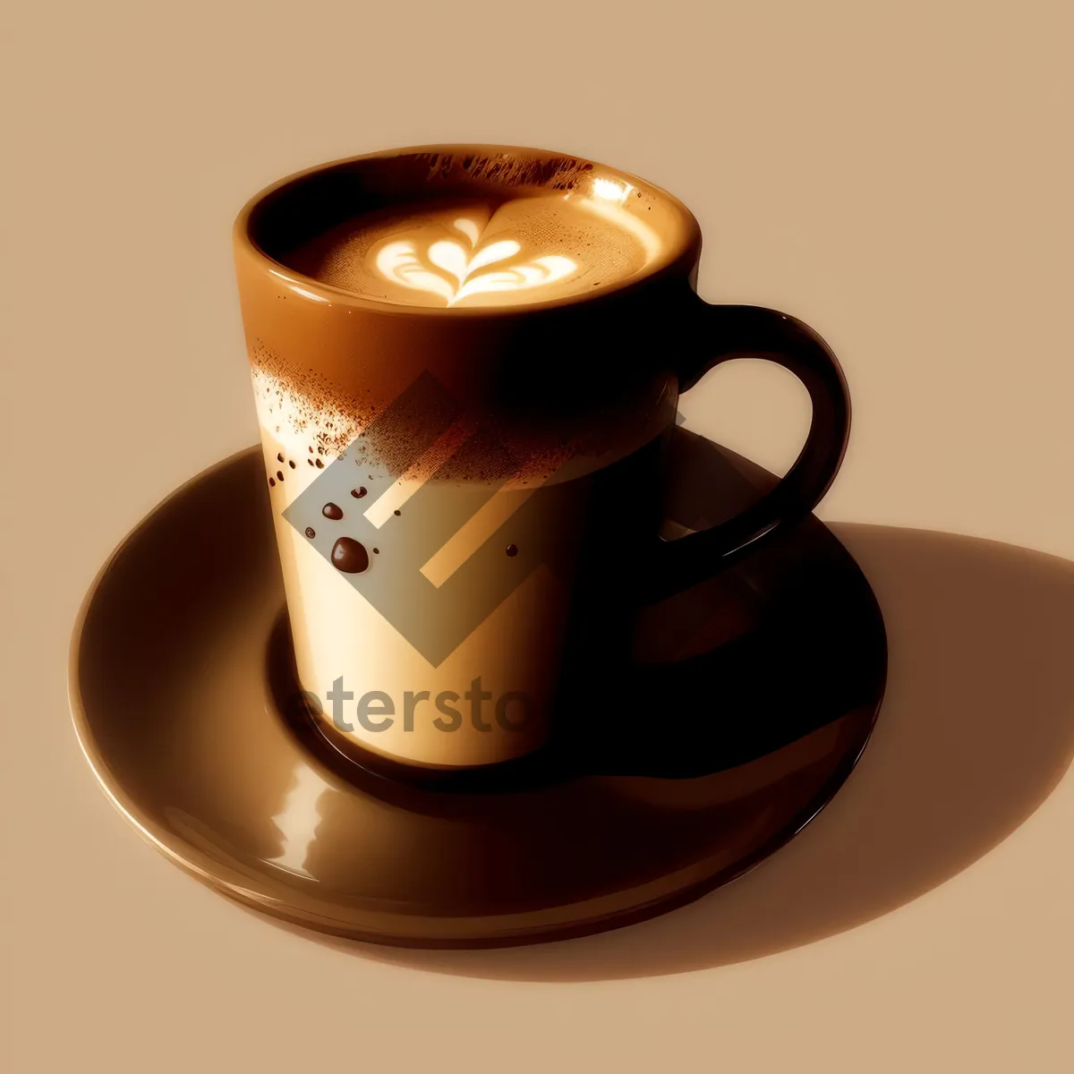 Picture of Hot Espresso Cup with Aromatic Punch