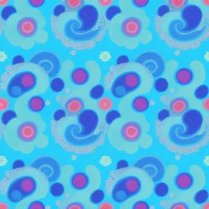 Colorful Polka Dot Retro Design Pattern