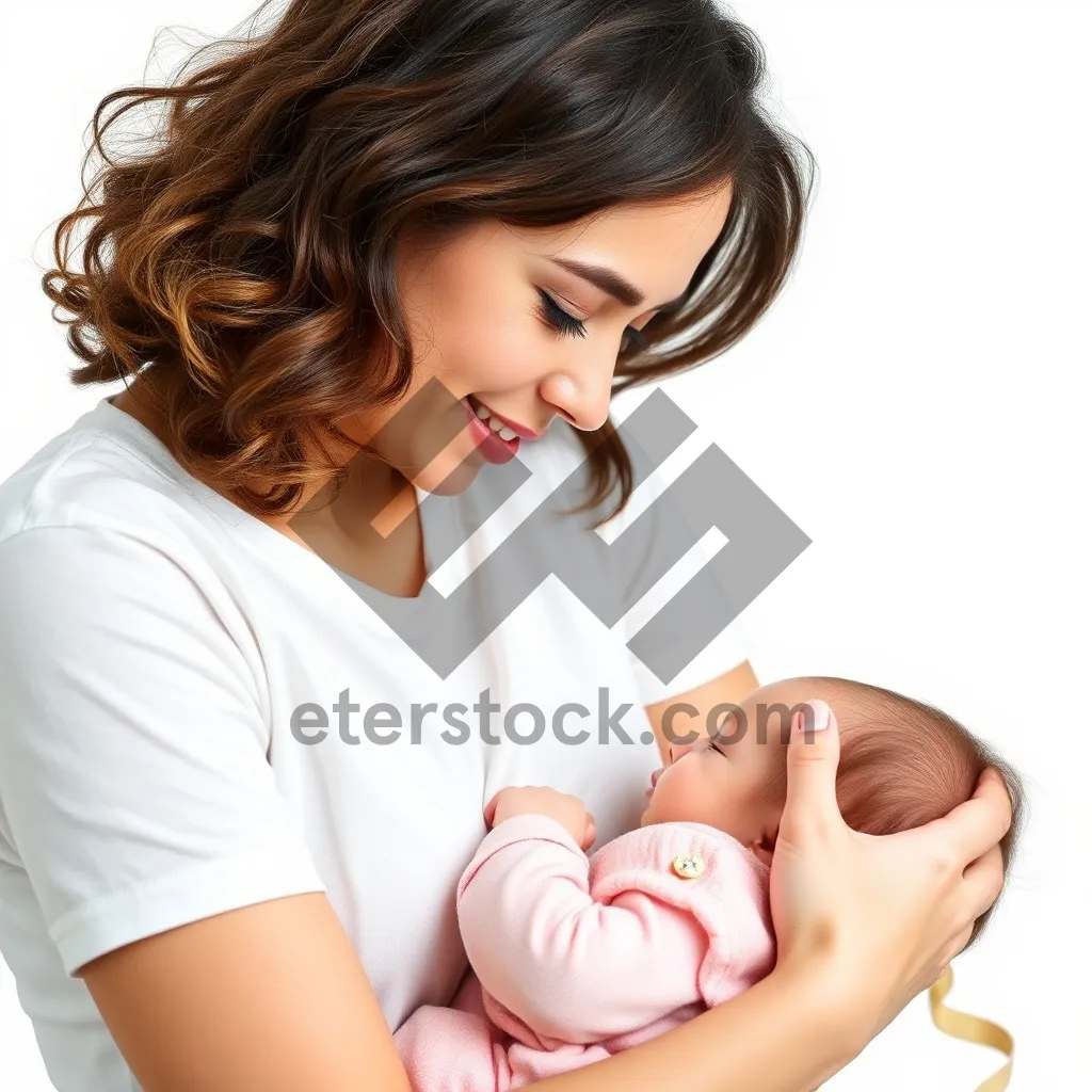 Picture of Happy Mother Smiling with Joyful Belly