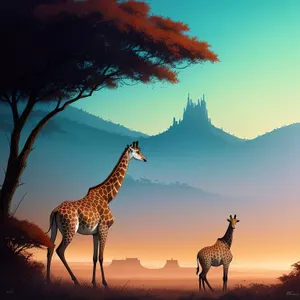 Majestic Safari: The Graceful Giraffe in the Wild