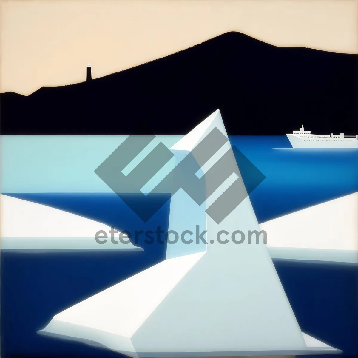 Picture of Abstract 3D Graphic Symbol in Country Wallpaper