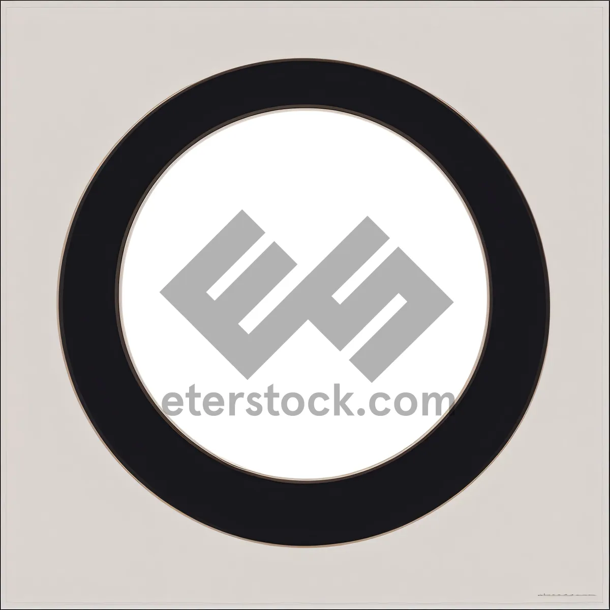 Picture of Round 3D Seal Icon - Fastening Symbol