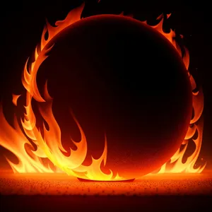 Blazing Inferno: Fiery Element of Burning Energy