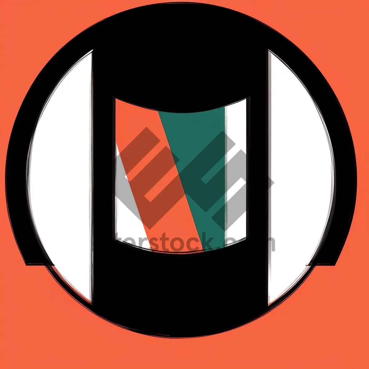 Picture of 3D Circle Design Symbol Icon Sign