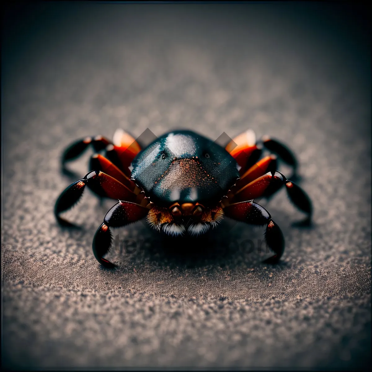 Picture of Black Ladybug Beetle Close-Up: Tick, Arachnid, Insect