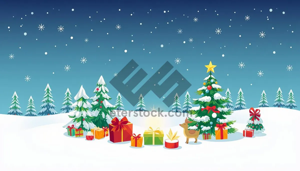 Picture of Winter Wonderland Greeting Card Decoration