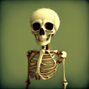 Terrifying Pirate Skeleton's Gruesome Masked Visage