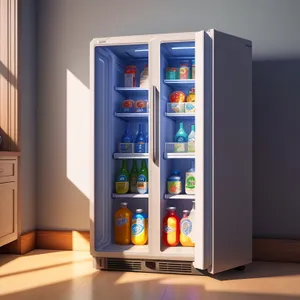 Modern White Refrigerator: Efficient Home Cooling Solution