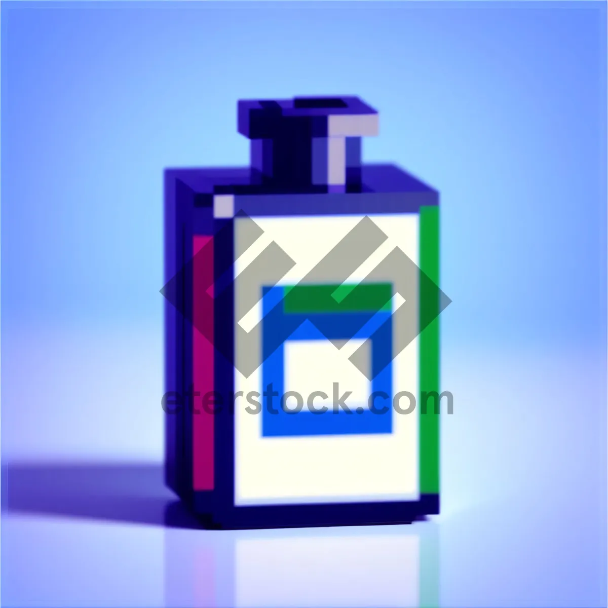 Picture of Chimney Perfume Bottle with Glass Container and Valve
