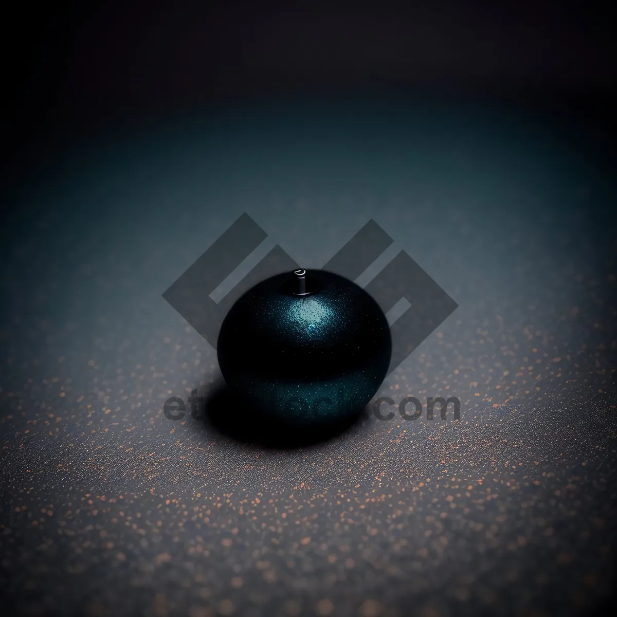 Picture of Electronic Trackball Sphere on Pool Table