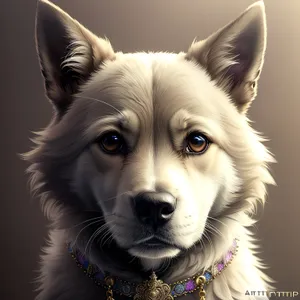 Cute Golden Retriever Puppy - Studio Portrait