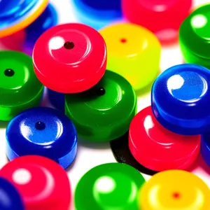 Colorful Playful Thumbtack Decoration with Ball