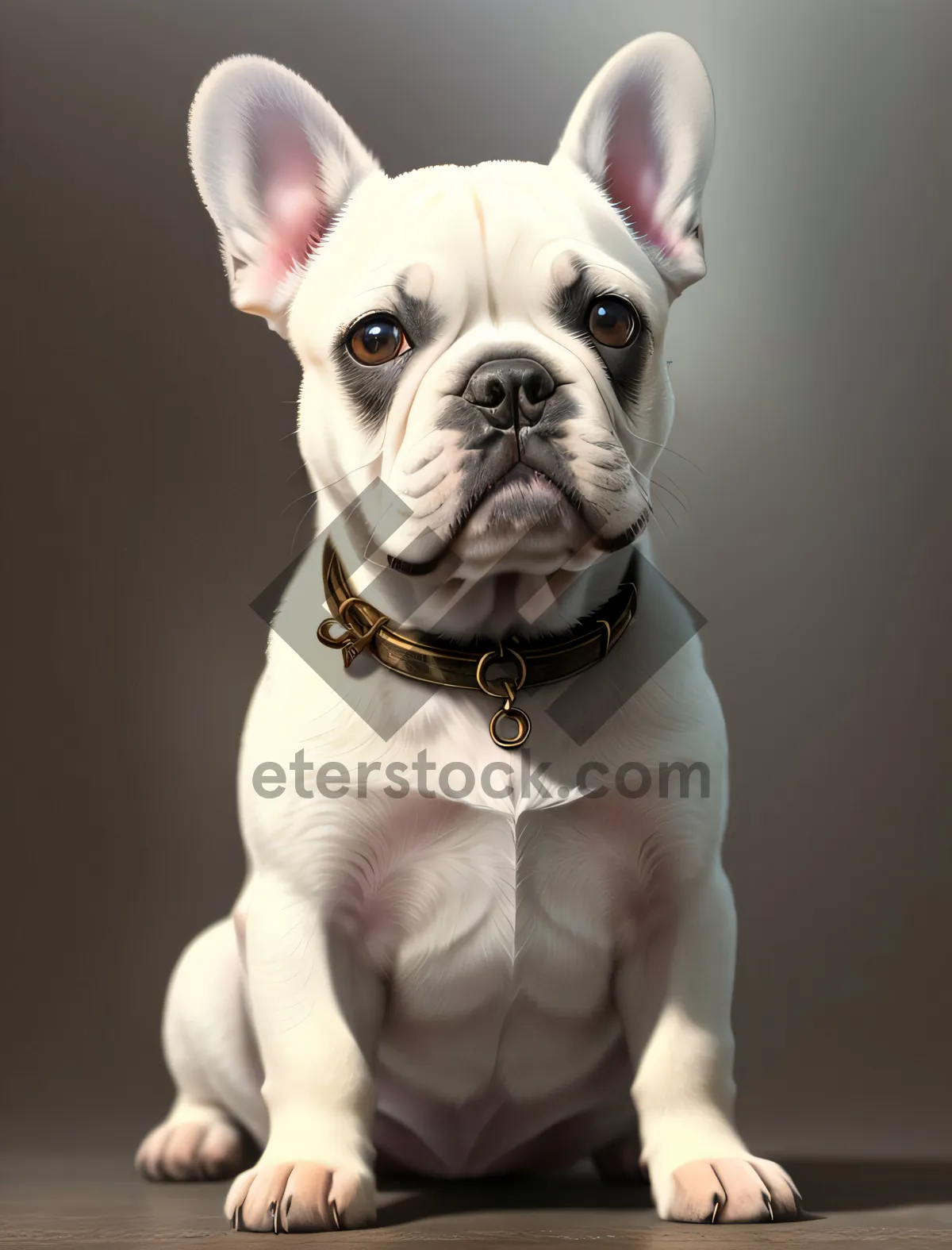 Picture of Bulldog Cutie - Adorable Wrinkled Puppy