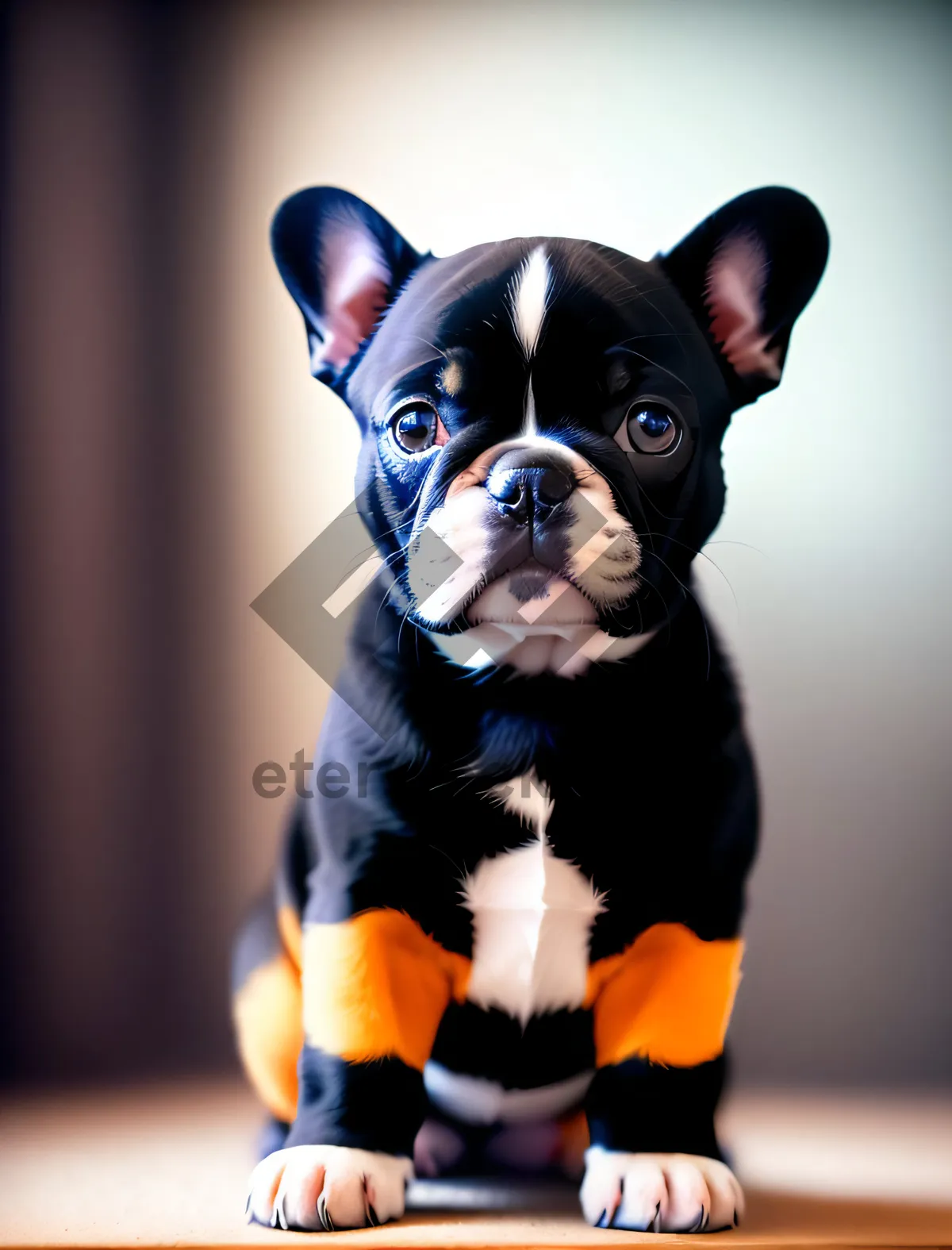 Picture of Playful Terrier Bulldog - Purebred Canine Portrait