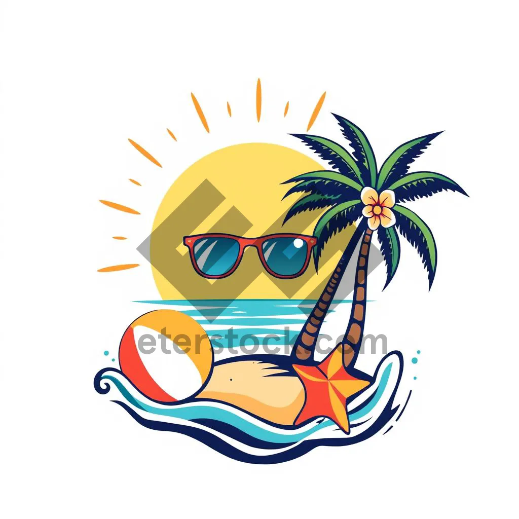 Picture of Floral Silhouette Graphic Design Element Illustration