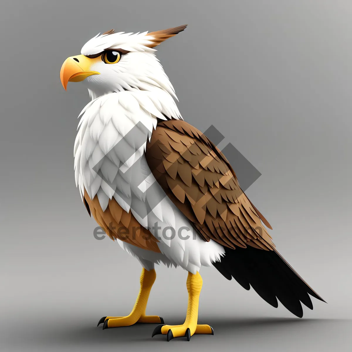 Picture of Yellow-eyed Eagle: Majestic Predator with Graceful Wings
