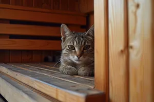 Fluffy Tabby Cat with Cute Whiskers