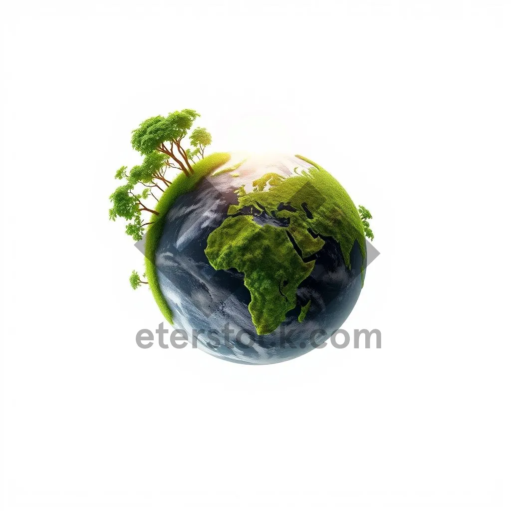 Picture of Global Sphere Symbolizing Earth's Diverse Environment