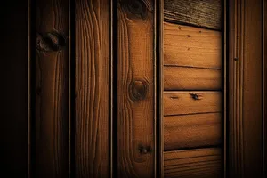 Wooden textured wall panel design background