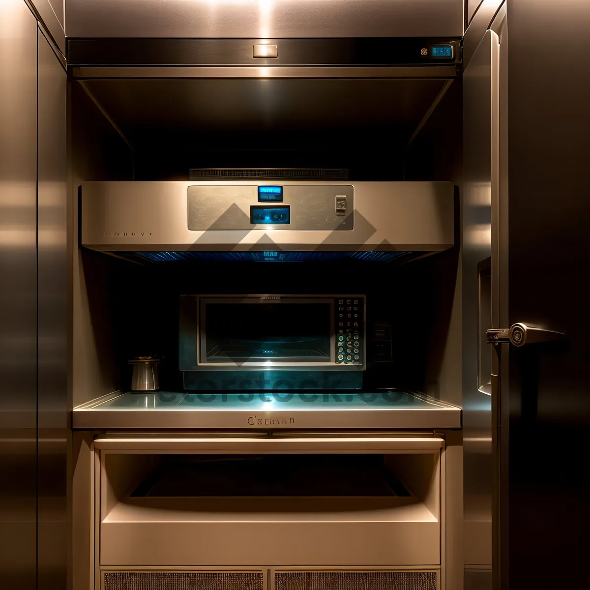 Picture of Modern Kitchen Microwave Appliance