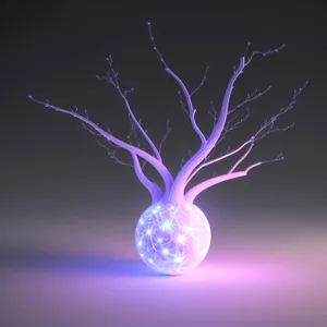 Energetic Lilac Plasma Swirl Design Wallpaper
