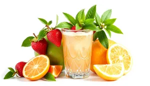 Fresh Lemon Berry Citrus Juice Refreshment