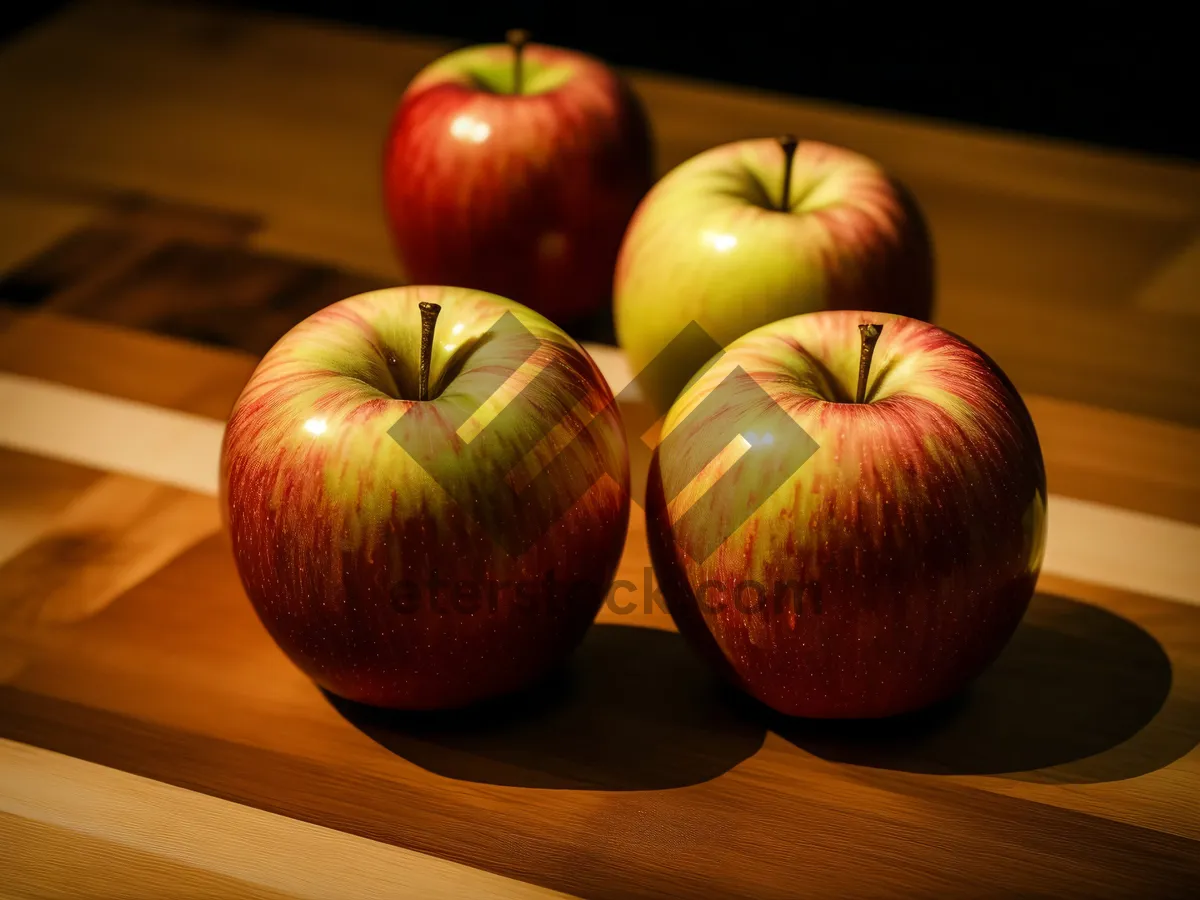 Picture of Fresh and Juicy Organic Tomatoes and Apples