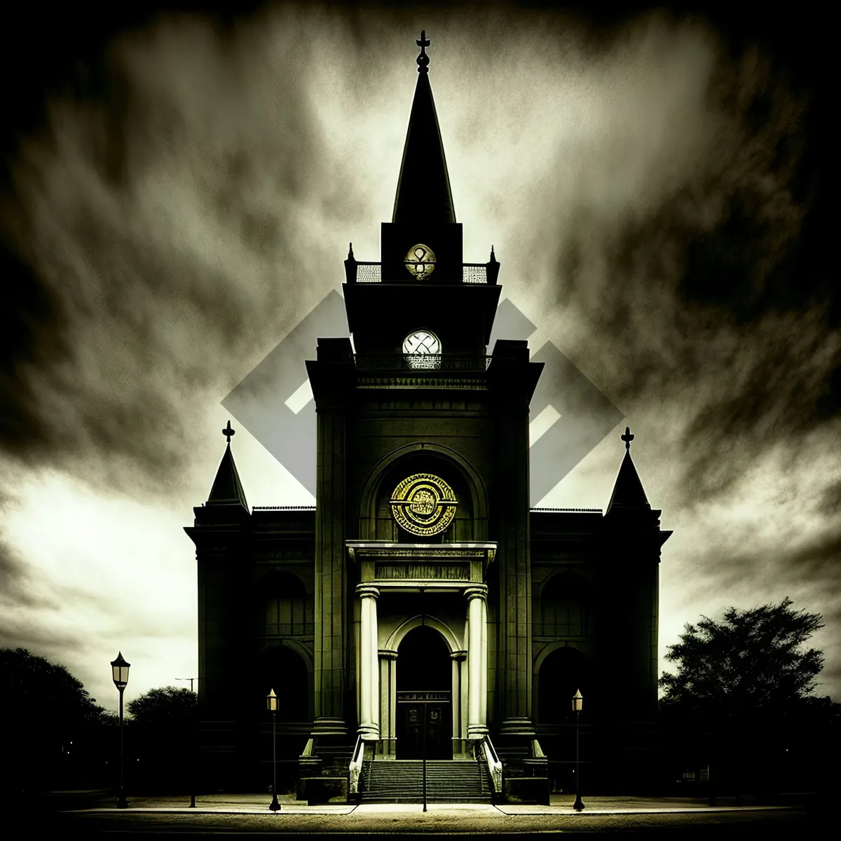 Picture of Iconic Bell Cote: Towering Architectural Landmark in Historic England