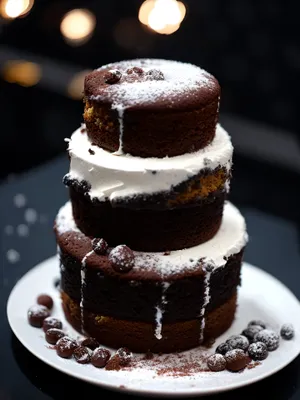 Delicious Chocolate Mint Cake with Decadent Sauce