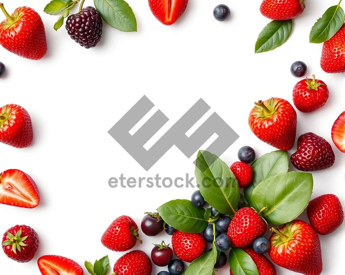 Picture of Fresh Garden Berries: Vibrant and Nutritious Breakfast Option