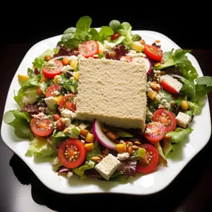 Healthy Grilled Chicken Salad with Fresh Vegetables