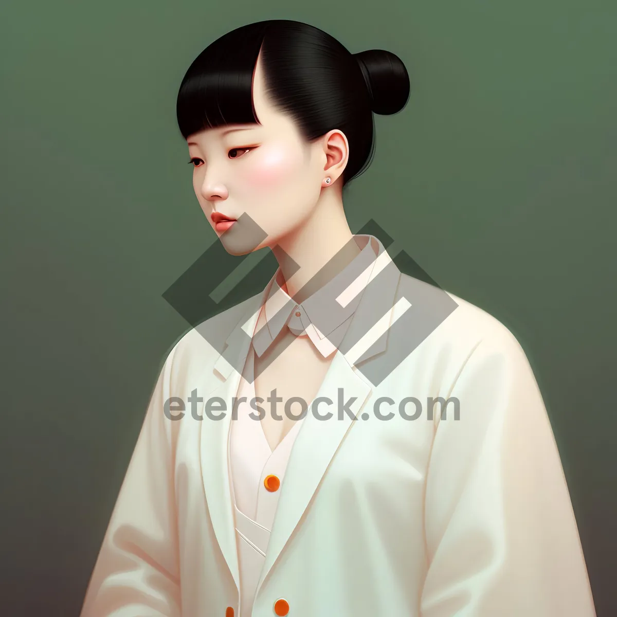 Picture of Professional Medical Practitioner with Confident Smile in Hospital