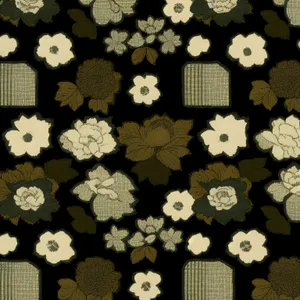 Vintage floral ornamental wallpaper design texture