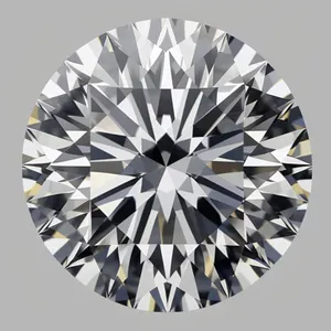 Sparkling Round Diamond, Shimmering Gem in Glass